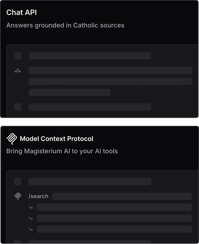 面向開發者的 API 和 MCP