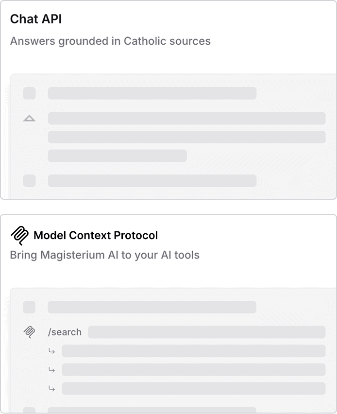 API & MCP Para sa mga Developer