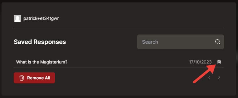Delete Prompt