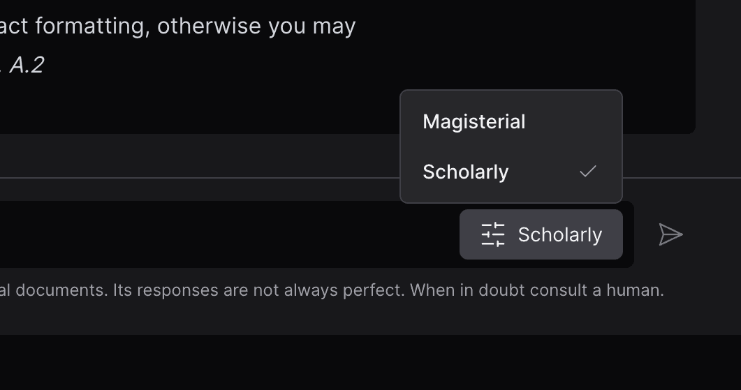 Scholarly Browsing Mode